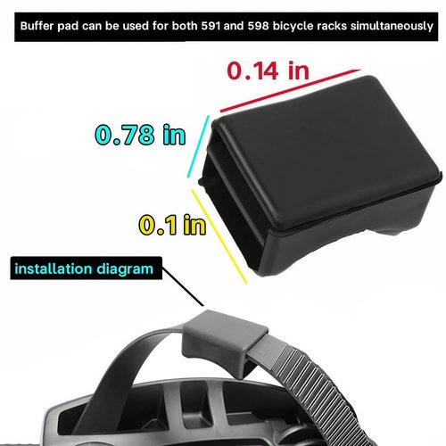 for Suitable roof Bike Rack for Thule 591 561 Accessories Wheel Strap 34358 with Buffer pad 51231 with Stainless Steel Buckle Reinforcement RimProtector Replacement Ratchet Strap