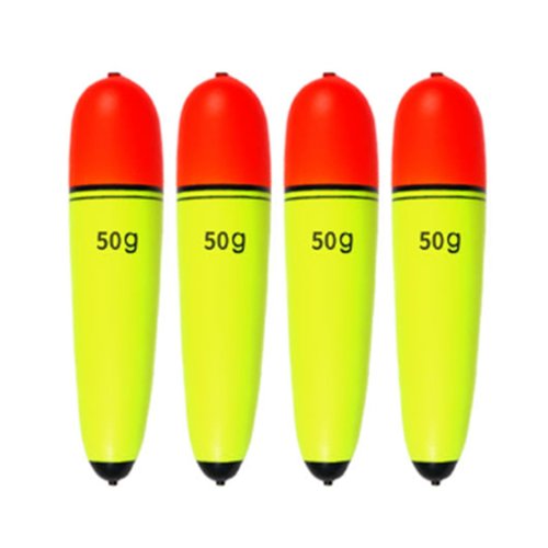 COOLHOOD 4Pcs Slip Bobber Fishing Float Foam Bobbers Saltwater Freshwater Floatage 10-120g Floating Buoyancy Easy to Use
