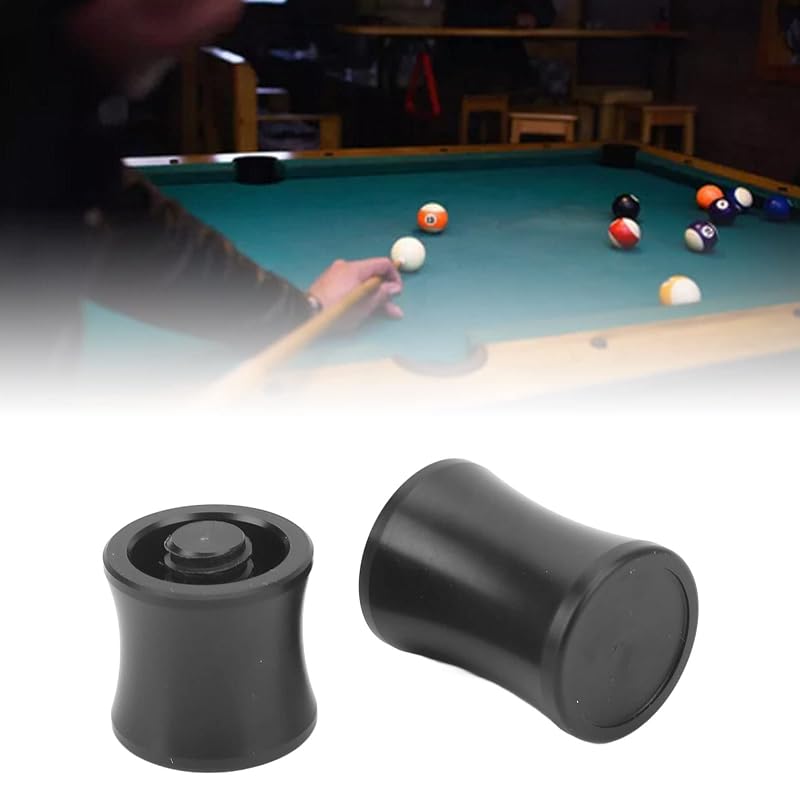 VGEBY Billiard Cue Joint Protectors - 2x POM Black Caps for Predator (Variation of THIS listing: As Picture Shown)