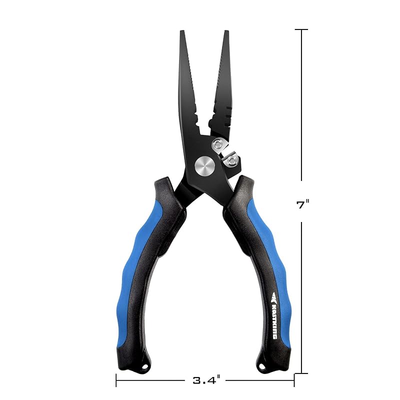KastKing Intimidator Fishing Pliers, Saltwater Resistant Fishing Gear
