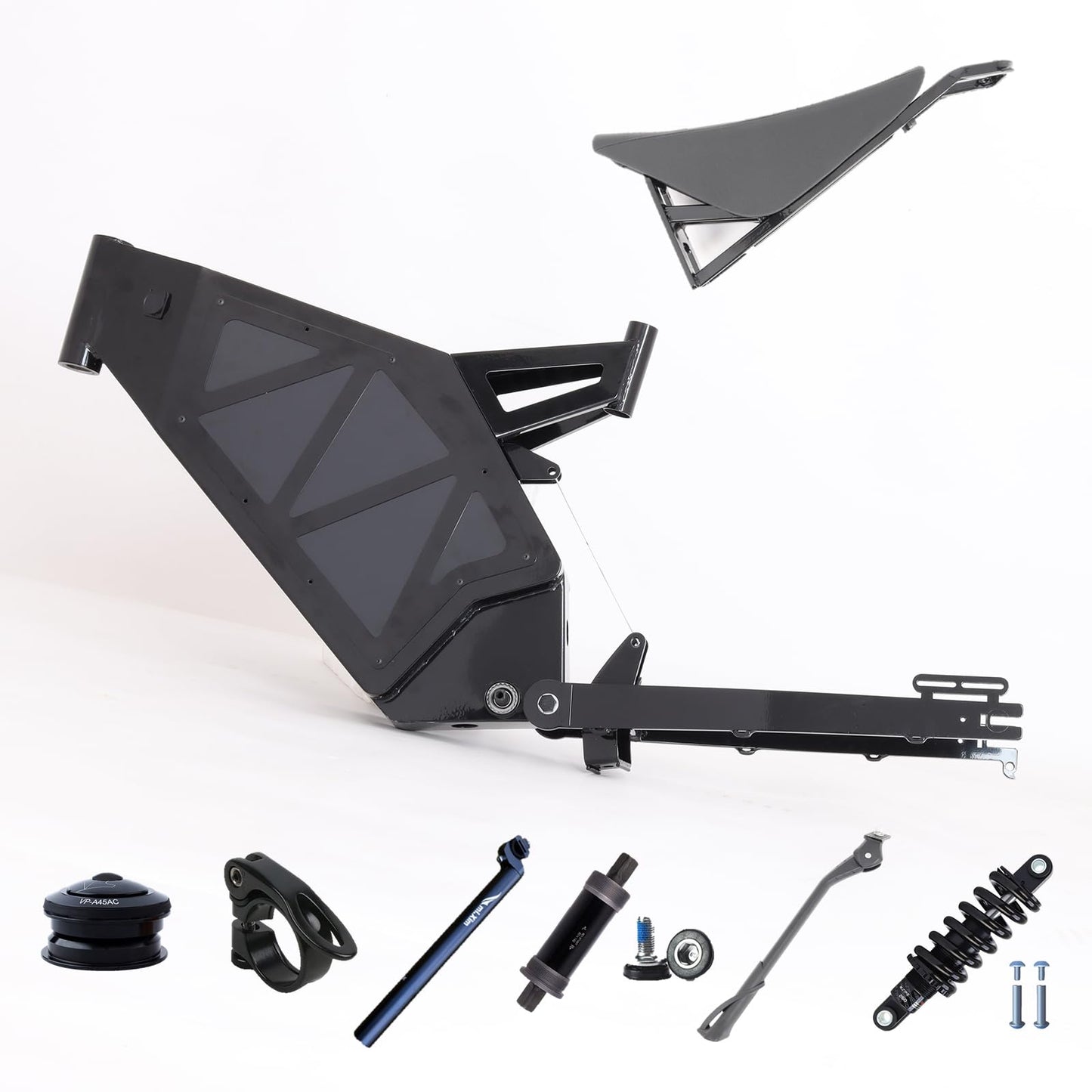KEYU F1 Enduro ebike Frame Super Design Bicycle Strong Frame for Full Bikes Motorcycle seat Frame Enduro ebike Frame kit