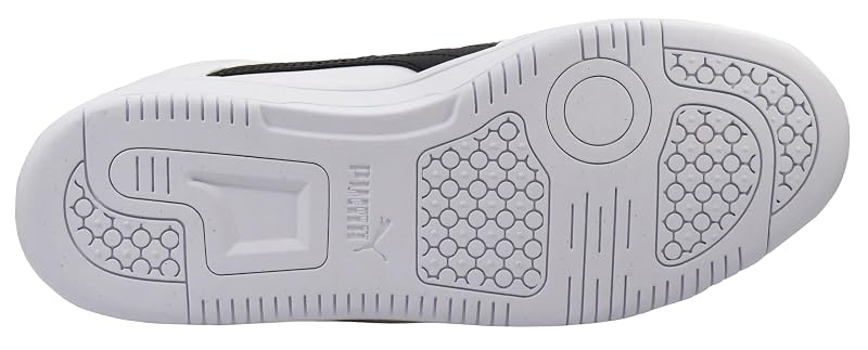 Puma Rebound LayUp High Sneakers - White/Black Size 9