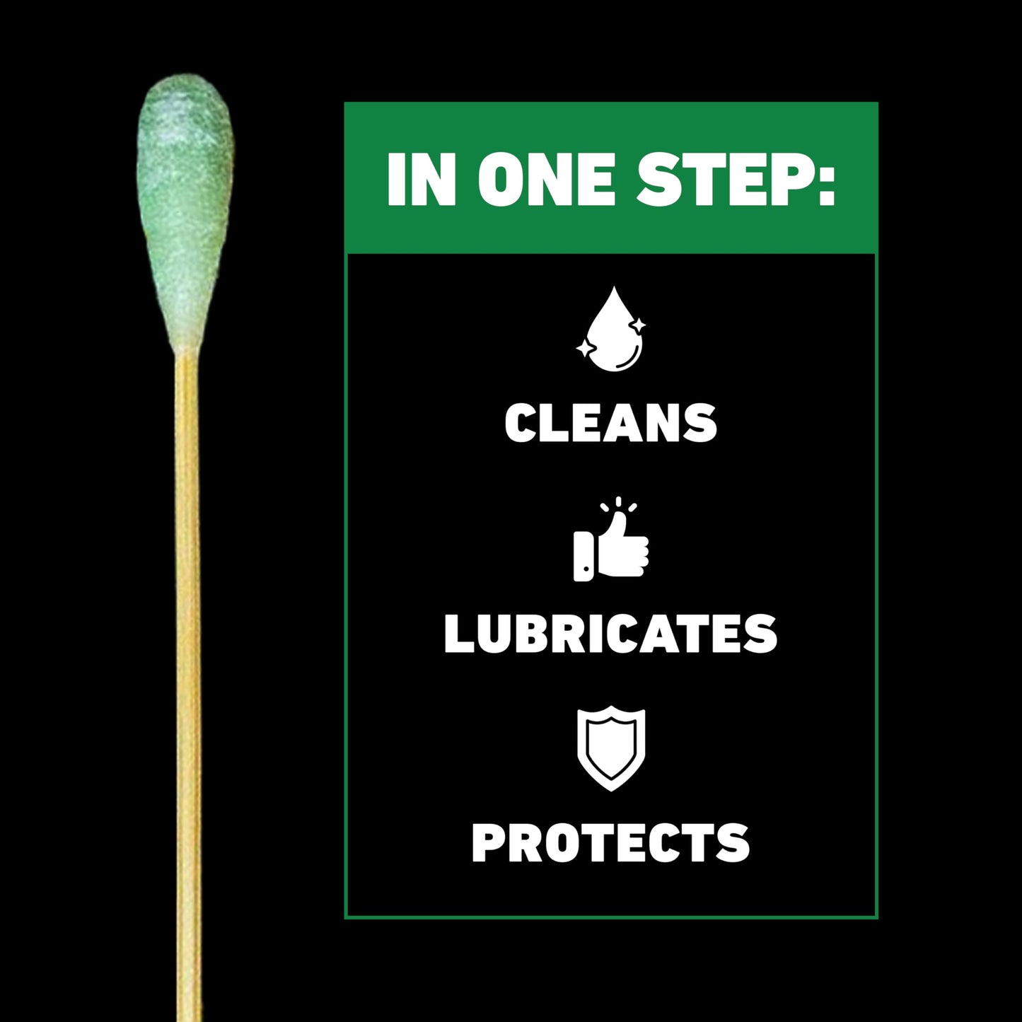 Clenzoil Field & Range Bore Stix | Pre-Saturated Gun Cleaning Cotton Swabs | Caliber Specific Gun Barrel Swabs for Pistols 22 Cal, 9mm, 40 Cal, 45 Cal .38 Caliber - 9 MM