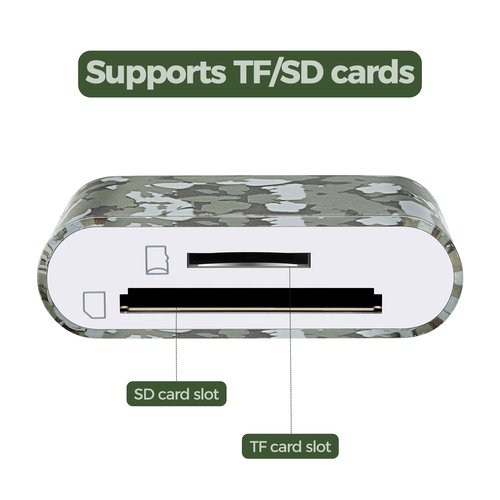 Trail Camera Viewer, Game Camera SD Card Reader for Hunters to View Images and Videos for iPhone 15 or Later and Android (USB-C)