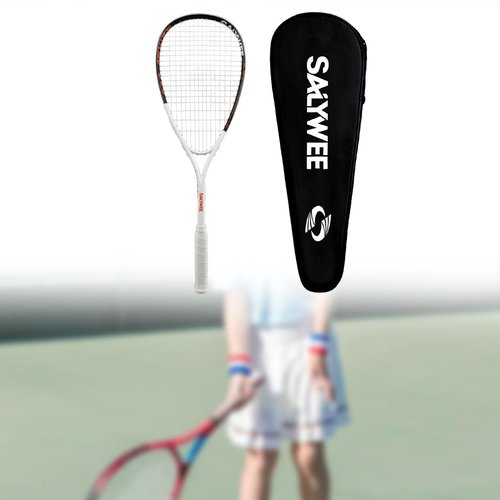Kdjuope Lightweight Squash Paddle with Antislip Grip for Travel and Office Use, Black