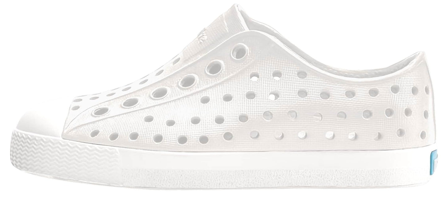 Native Shoes Unisex-Kids Jefferson Sneakers, Shell White/Shell White, 4 Toddler