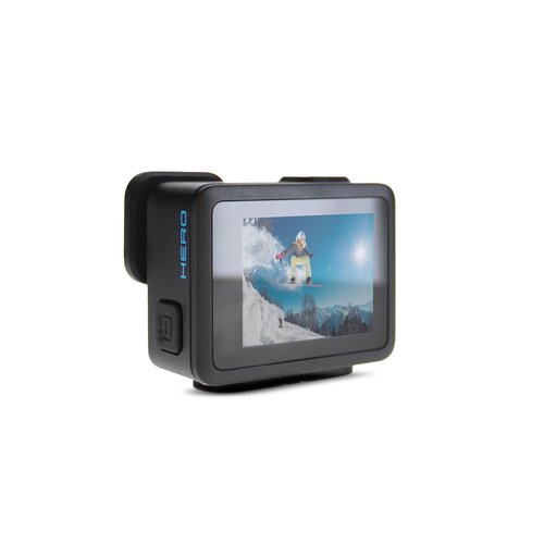 GoPro Hero (Go Pro Hero) Black Compact - Waterproof Action Camera with 4K Ultra HD Video, 12MP Photos + 50-in-1 Accessory Kit + 2 X 64GB Card + More