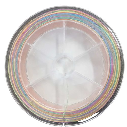 VERTICAL TROLLING VT8 Multicolor Braided Fishing Line (547yd (500mt), 36LB (0,26mm - PE 2,5))