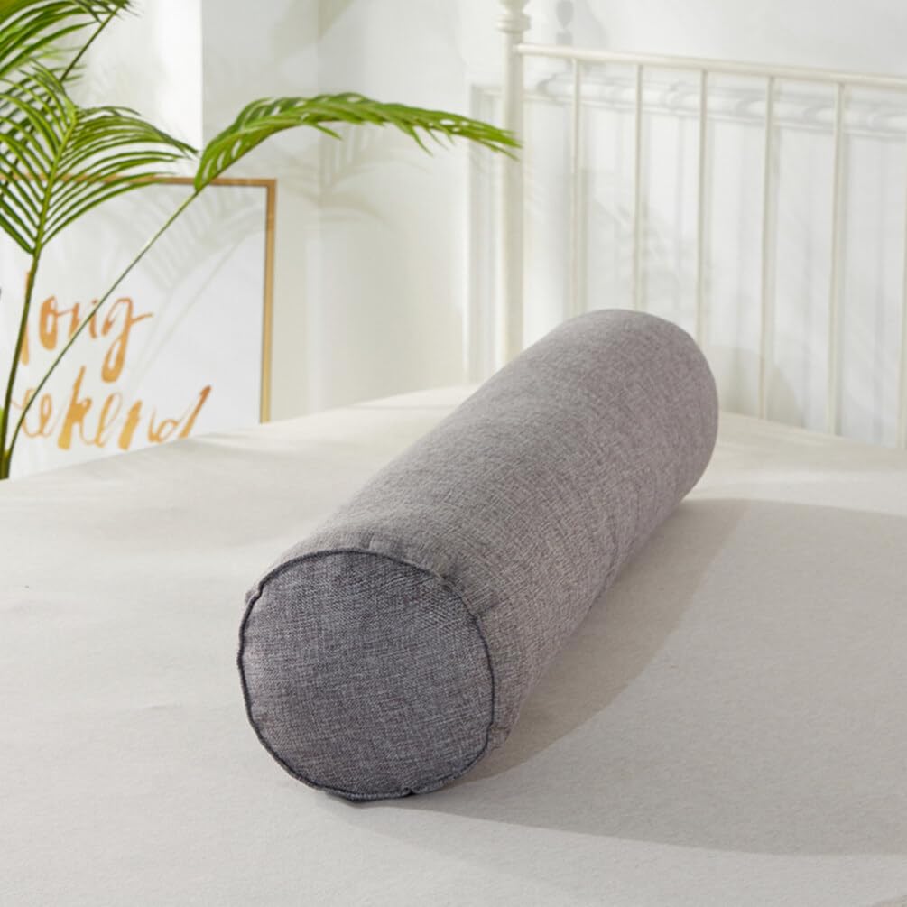 Ipetboom Yoga Bolster Pillow: Rectangular Yoga Bolster Cushion Meditation Cushion Cotton Footrest Pillow Yoga Support for Women Yoga Lovers Sitting On Floor
