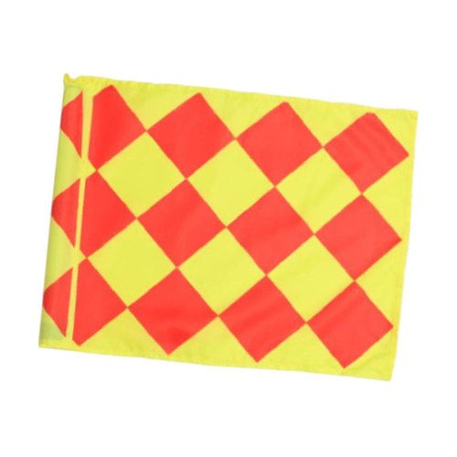 Aymzbd Soccer Flag Referee Equipment Replacement Versatile Football Field Corner Flag 44 Cmx34 cm for Practice Amateur Game Indoor