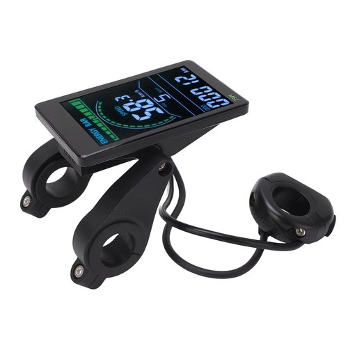 Electric Scooter Bike LCD Display,6Pin Cable Headlight Connector, M6C Electric Bicycle LCD Display Meter LCD Electric Display Control Panel for Electric Scooter Bike, for 24V 36V