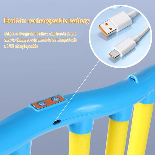 Sunbuti Reflex Game Falling Sticks, Reflex Stick Game, Reaction Time Training, Hand Eye Coordination Training, Upgrade 3 Adjustable Speed Drop Stick Test Game for Adults with Remote Control (Blue-a)