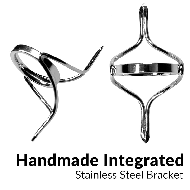 QualyQualy 6Pcs Rod Guides Set - 12#-25# Stainless Steel Integrated Ring Replacement
