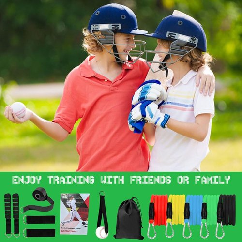 Baseball Resistance Bands for Pitchers – Pro-Grade Arm Strength & Pitching Bands | 5-Level Adjustable Resistance Bands for Baseball/Softball Training (All Ages)