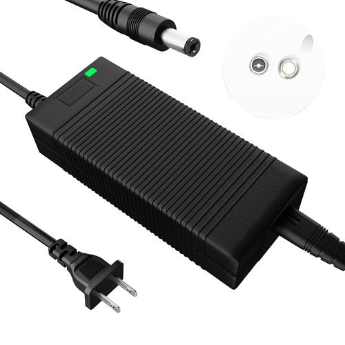 EVAPLUS 54.6V Electric Bike Power Adapter, Electric Scooter Charger for 48V Lithium Battery, 5.5mm DC Connector for 2.5mm/2.1mm
