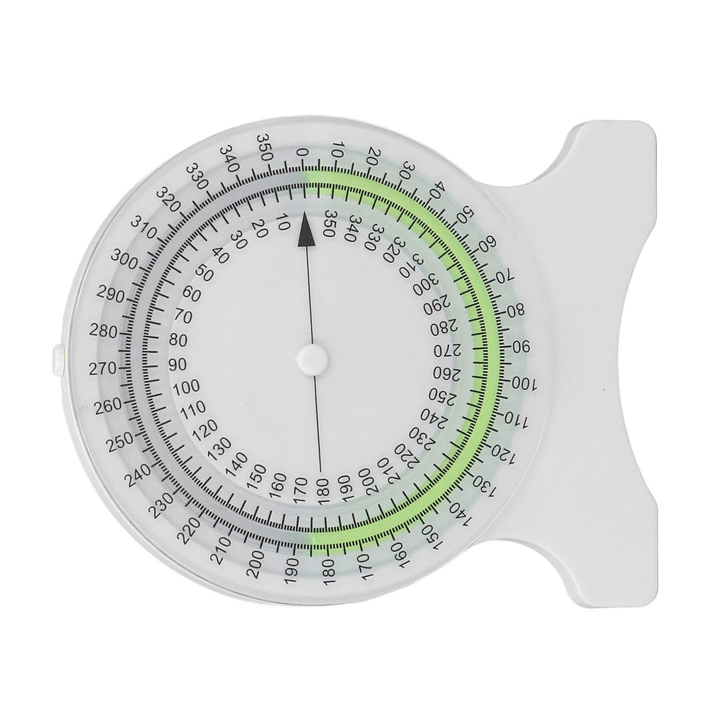 Inclinometer, Clinometer Inclinometer Gauge for Physical Goniometer Physical Non Leak Bubble Accurate Measurements Bubble Inclinometer for Students Professionals (Green)
