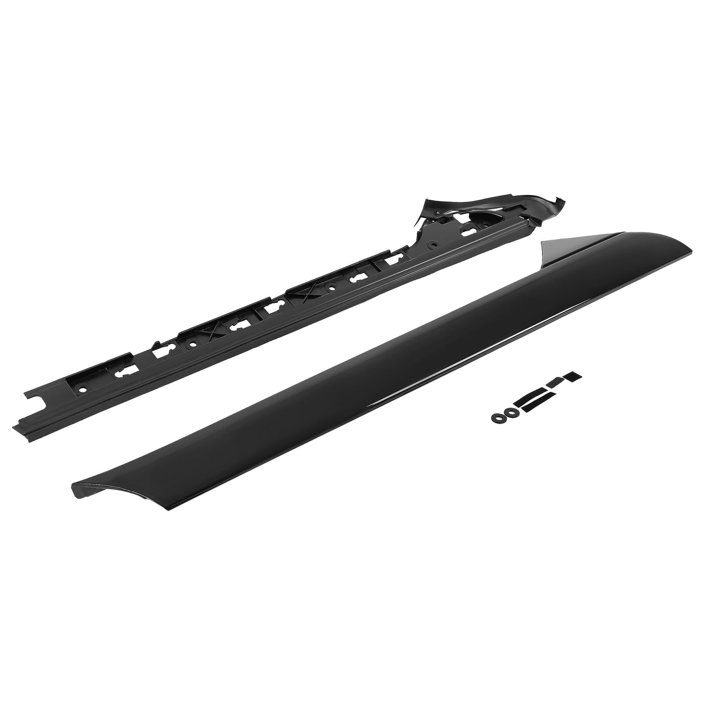 ECOTRIC Windshield A-Pillar Molding Trim Compatible with 2011-2019 Ford Explorer Replacement for BB5Z7803137AA BB5Z-7803137-AB BB5Z7803137BA BB5Z7803145AA Window Trim Panel Driver Side Outer&Inner