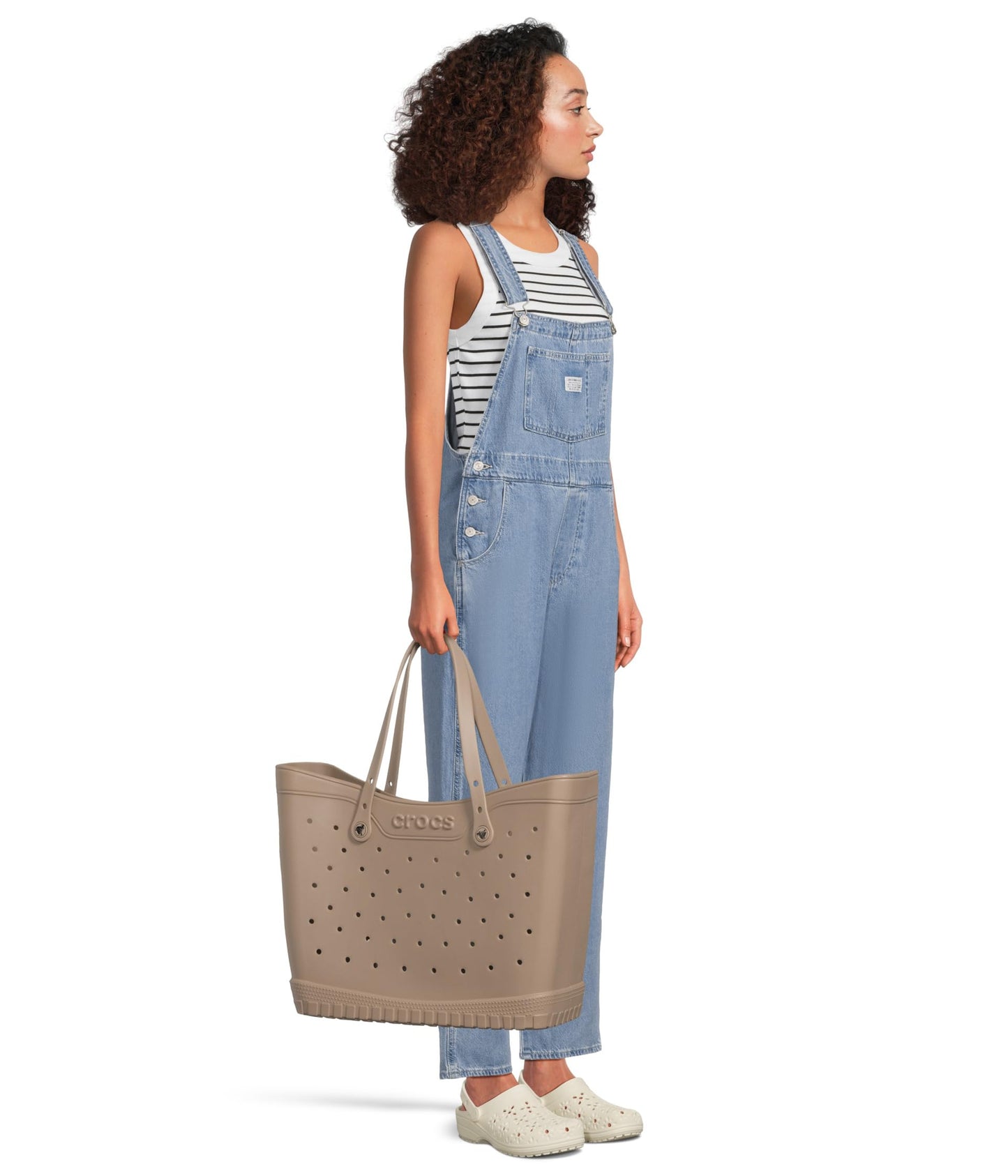 Crocs Womens Large Tote Taupe OneSize