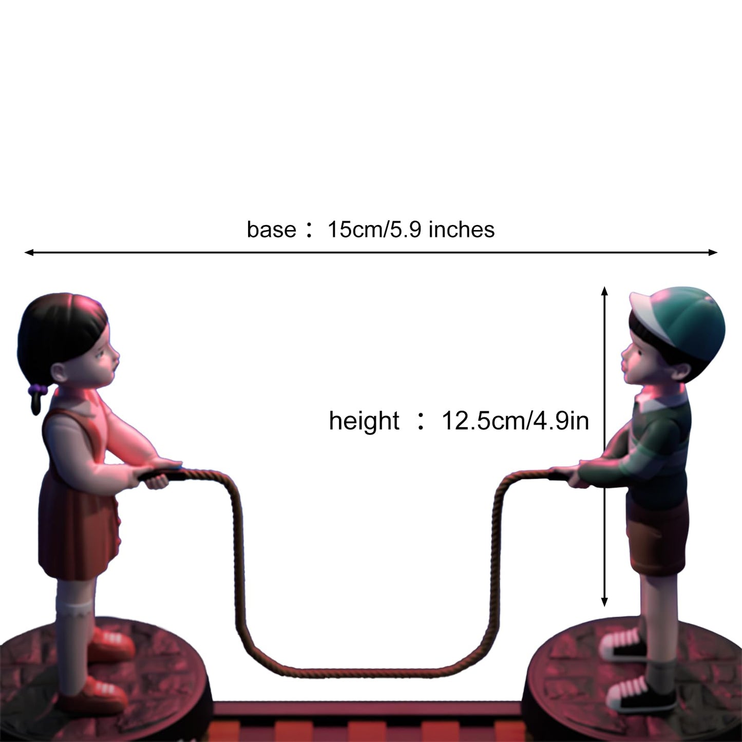 2025 Korean Traditional Game - SG3 Squid Jump Rope Challenge Toys, The Physical Jump-Rope Gameplay