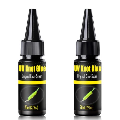 EUPHENG UV Knot Glue for Fishing Knots and Fly Repairs, Ideal for Braid to Leader Knot Strengthening Smooth, Flexible Finish