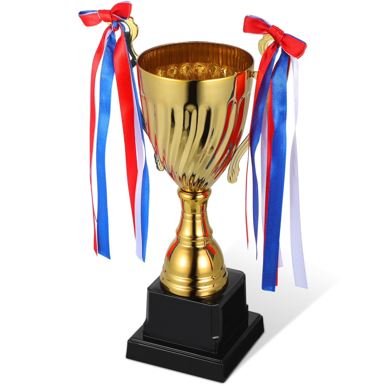 NUOBESTY Trophy Cup, 9.6Inch Gold Large Trophy Award Trophies for Sports, Competitions, Tournaments, Party Favors for Winners, Game Rewards