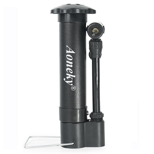 Aoneky Mini Hand Pump for Sports Balls, 5.75 Inch Portable Air Pump with Ball-Safe Needle, 11 PSI Manual Pump for Basketball Soccer Volleyball