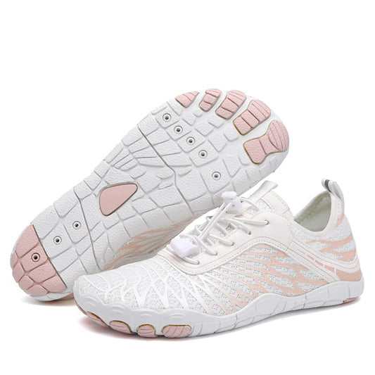 2025 New Peakfootwear for Women Men Neuropathy, Hike Barefoot Footwear Shoes Womens, Grounded Barefoot Footwear Grounding Shoe (White, Adult, Women, 8, Numeric Range, US Footwear Size System, 8.5, Medium)