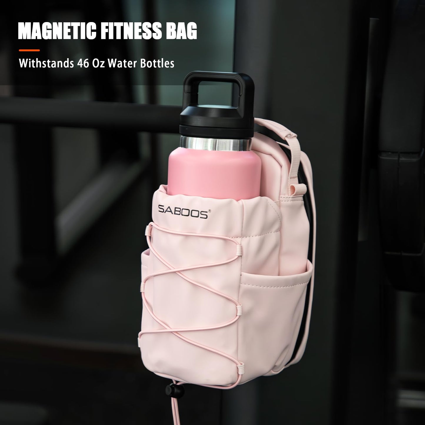 Saboos Magnetic Gym Bag Sling Bag for Men and Women Magnetic Gym Bag for Gym,Sports, Travel, Work The Easy Carry Keeps Items off Dirty Gym Floors