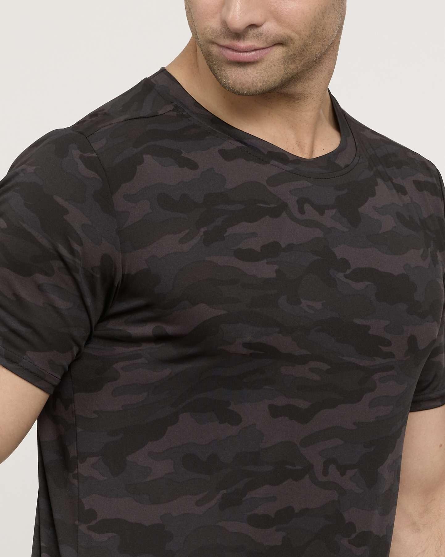 Real Essentials 5 Pack: Men's Dry-Fit Short Sleeve Crew Neck T Shirts Fitness Running Gym Workout Cool Exercise Athletic Tee, Set 17, XX-Large