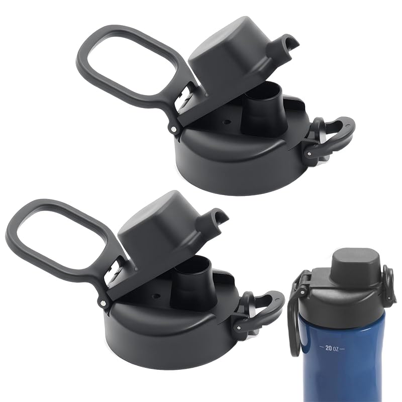 2 Pack Water Bottle Lids Replacement for Contigo 20oz 24oz 32oz – Leak-Proof, Dishwasher Safe