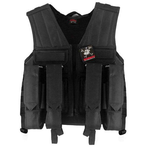 Maddog Tactical Battle Paintball Vest w/Pods & Standard Remote Coil Package - Black