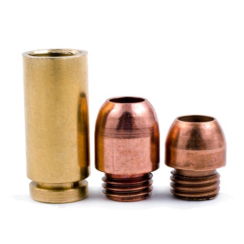 FLAMEDUKE Knife Lanyard Beads - Hand-Cast Pure Copper Paracord Bead with 0.24" Hole for 550 Cord, Tactical Gear & EDC Accessories Men's Survival Gifts