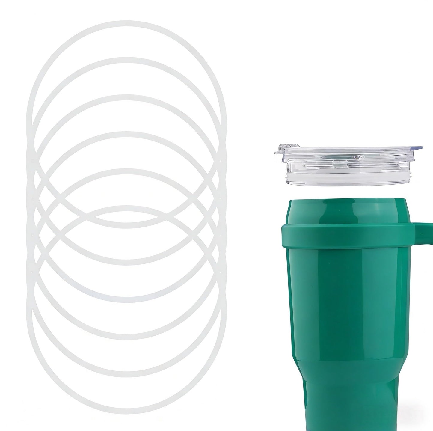 Joshey Rubber Seal Replacement for Reduce Tumbler Mug 40oz 50oz Lids