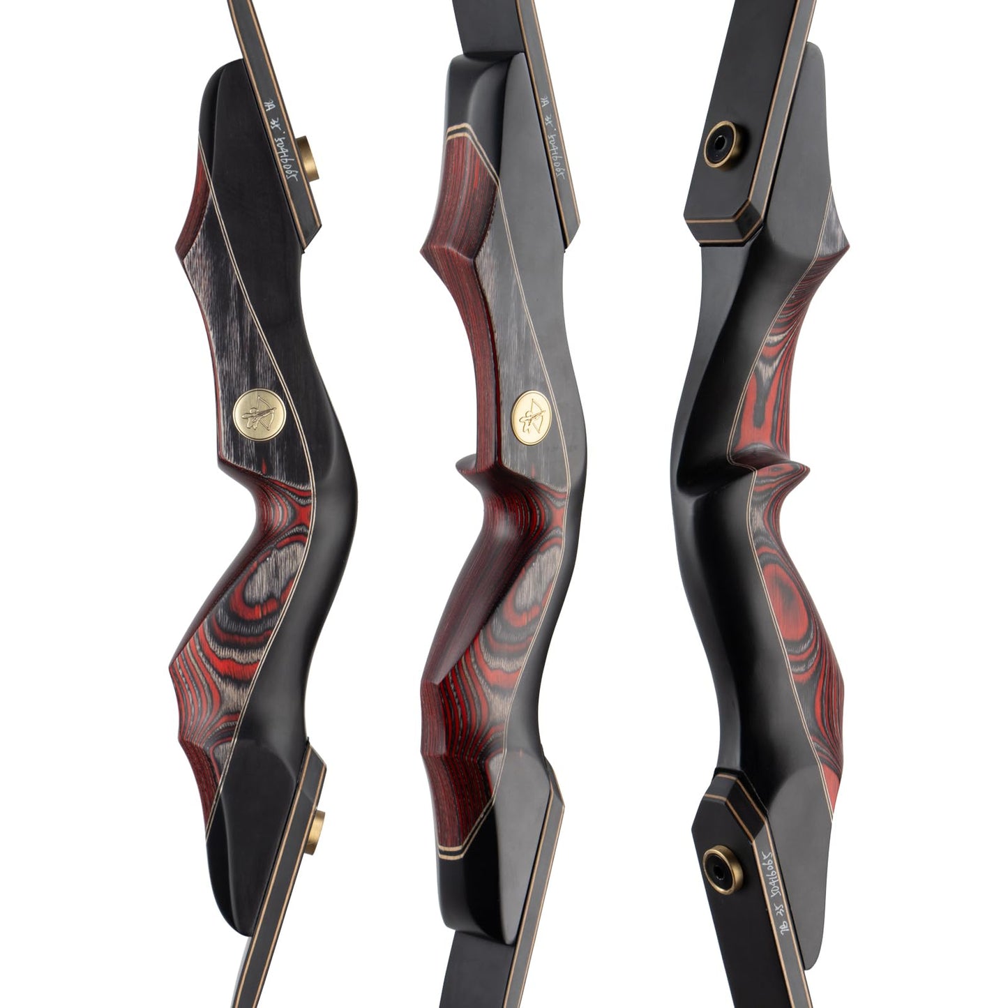 Professional Recurve Bow and Arrow Set for Adults Youth Beginners, 60'' Wooden Takedown Hunting Bow for Outdoor, Hunting and Practice, Right Hand, 30/40/50lbs (Bow and Arrow Set, 50LBS)