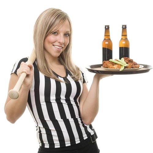 Women's Referee Shirt Official V-Neck Black and White Stripe Ref Umpire Jersey for Basketball Football Hockey Halloween Costume & Waitresses XXL