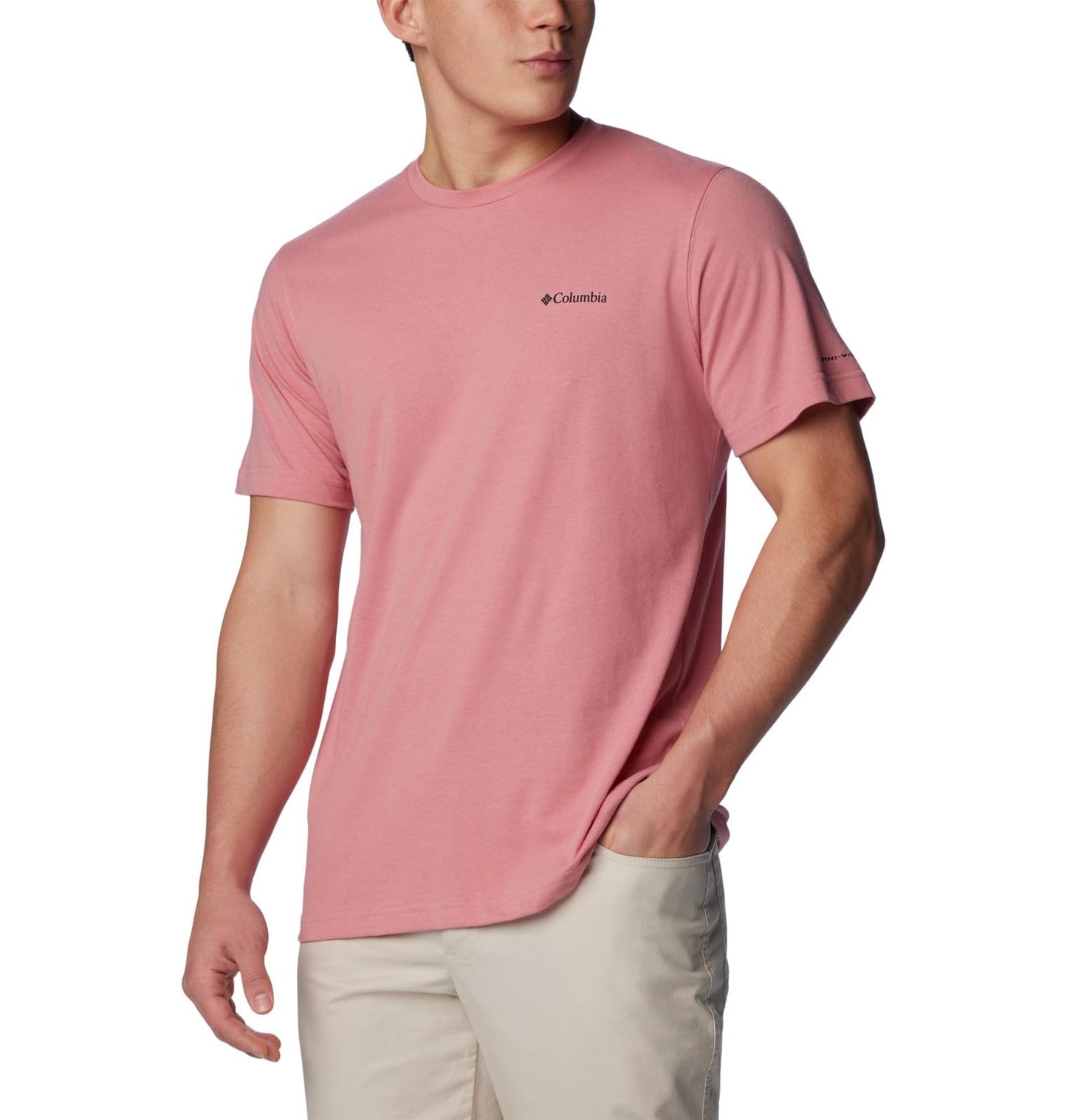 Columbia Men's Thistletown Hills Short Sleeve, Pink Agave, 4X Tall