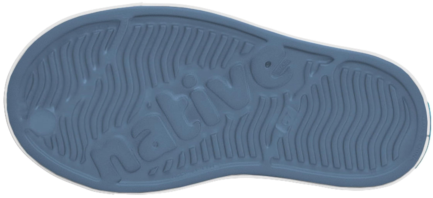 Native Shoes Unisex-Kids Jefferson Sneakers, Oasis Blue/Shell White, 6 Big Kid