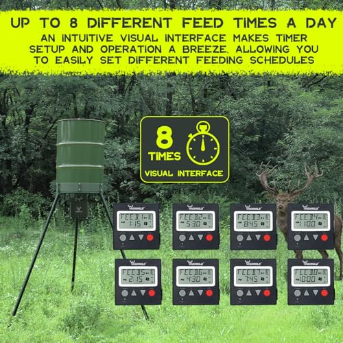 Universal 6V/12V Digital Game Feeder Timer for Wildlife & Livestock