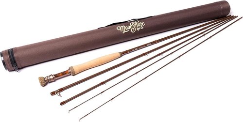 Moonshine Rod Company Fly Fishing Rod with Carrying Case and Extra Rod Tip Section Medium Action, The Drifter II, 5wt 9'