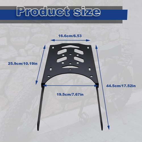 Rear Bike Rack Aluminum Compatible with Super73 Z/S Bike Luggage Rack Electric Bike Accessories