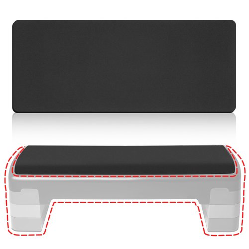 Aerobic Exercise Step Platform Thick Mat (Not Included Step Platform) Turn Your Stepper Step Platform into a Comfortable Weight Bench for Yoga Cushion for Your Knees, Wrist Protection(35 x 13 Inch)