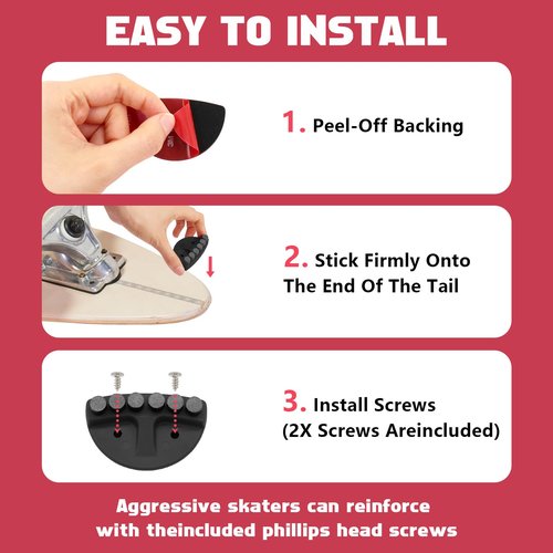 Sexkeeplood Skateboard Spark Plate for Ultimate Thrills,Elevate Your Riding Experience,Electrify Your Skateboarding Experience,Black