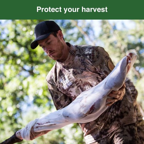Koola Buck Game Bags Hunting | 5 Pack Deer Game Bags | Game Bags Deer | Reusable, Breathable & Stretchable Meat Bags | Hunting Gear Accessories, Equipment & Essentials | Deer, Elk & Moose