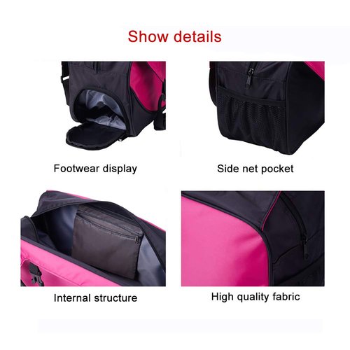 RiToEasysports Water Proof Yoga Mat Bag, Large Capacity Sport Handbag with Viscose Design Shoulder Strap for Yoga (Purple)
