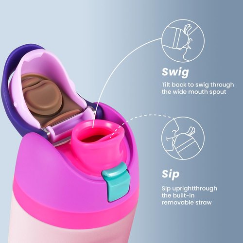 Replacement Lid for Owala Freesip Water Bottle, Compatible with Owala Lid and Cap,for 16oz 24oz 32oz 40oz Bottles,Leakproof Lids Accessory,One Button Water Bottle Top Replacement Cap,BPA-Free