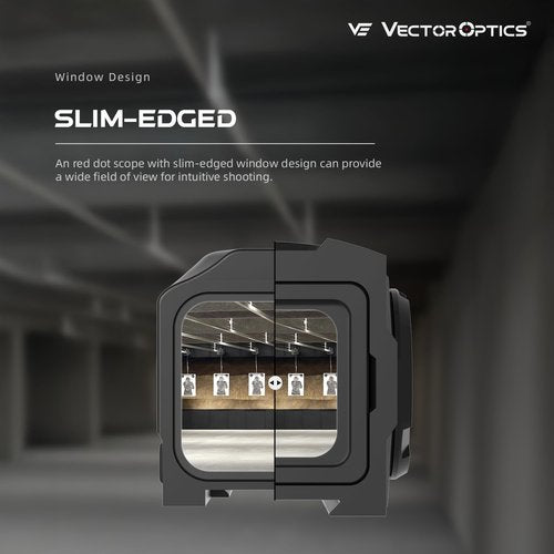 Vector Optics Frenzy Plus 1x18x22 3MOA Enclosed Red Dot Sight for Pistol, auto Shut-Down, 9 Levels Illumination and 2 NV Modes, Side-Mounted Battery, 7075 T6 Aluminum, IP67, VOD-R Footprint, SCRD-75