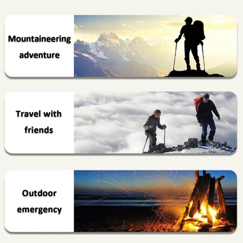 Multifunctional Trekking Pole, Lightweight 6-Section Multifunctional Folding Trekking Pole, Internal Storage Tools, Canvas Storage Bag, Easy to Carry, Suitable for Outdoor Hiking