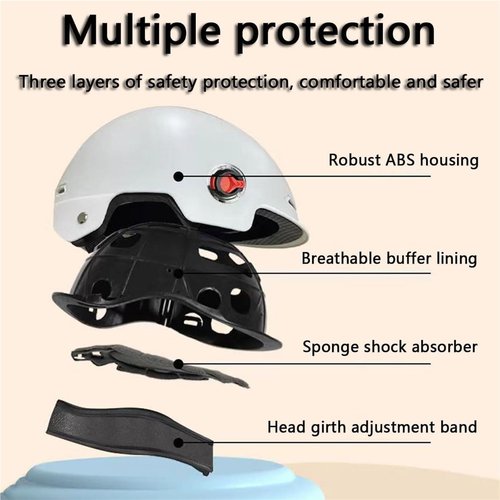 Kids Motorcycle Half Helmet with Cat Ears,Child Toddler Open Face Bike Vespa Helmet,Youth Boys Girls Moped Dirt-Bike Scooter Go-Kart Bicycle ATV Helmets for 2-14 Years Old, DOT Approved