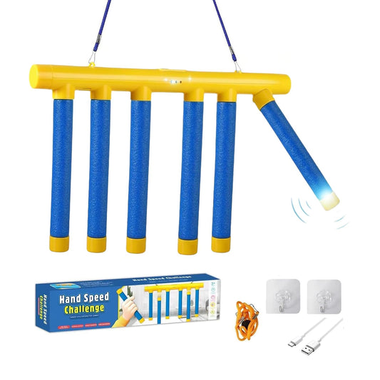 2026 Upgrade Reflex Challenge Game,Throwing Stick Game,Hand Eye Coordination Training Toy,Hand Challenge,Adjustable Speed Catching for All Ages