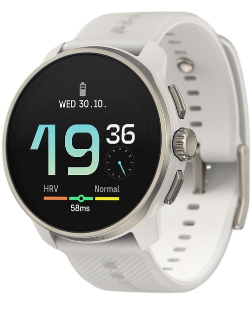 SUUNTO Race S GPS Sports Watch, 1.32" AMOLED Touchscreen w/Crown, 13 Days Battery Life, Training & Sleep Health Tracking, Dual-GNSS, 32GB Global Offline Maps, Lightweight for Running, Powder Gray